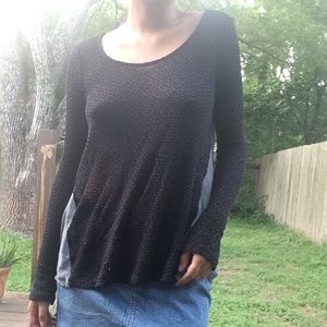 See through long sleeve